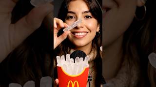 Probando las Papas Fritas TRANSPARENTES de McDonald’s 🍟😋 | ASMR #asmrespañol #mcdonalds #mukbang