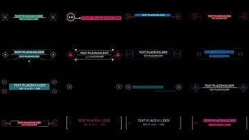 Youtube HUD UI Titles for After Effects 2022