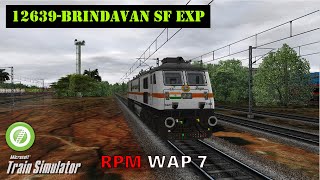 OR/MSTS | 12639-Brindavan Superfast Express