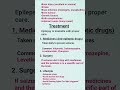 Epilepsy sign Symptoms cause and treatment #medicalshorts #disease #leprosy