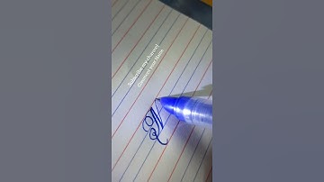 How to write name Manu / Calligraphy / Handwriting /Practice