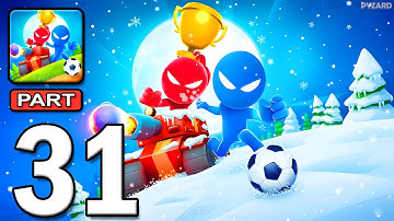 Stickman Party - Gameplay Walkthrough Part 31 - Tournament Mode 1 2 3 4 Players Free New Mini Games