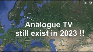 Analogue TV (DX) still exist in 2023 !