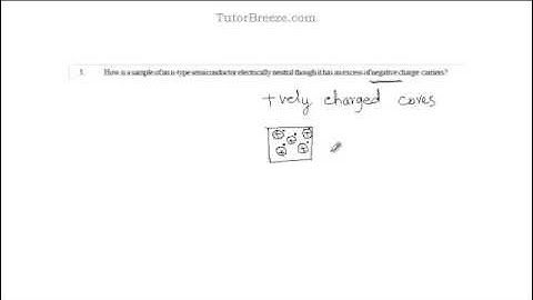 Q 26 of 100   N type semiconductor is electrically neutral