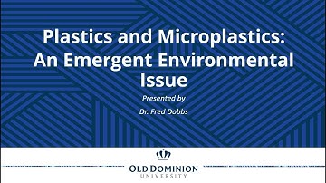 Plastics and Microplastics  An Emergent Environmental Issue