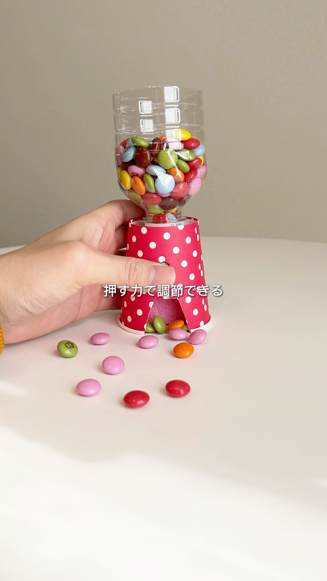 Apparently you can make a gumball machine using 100 yen store