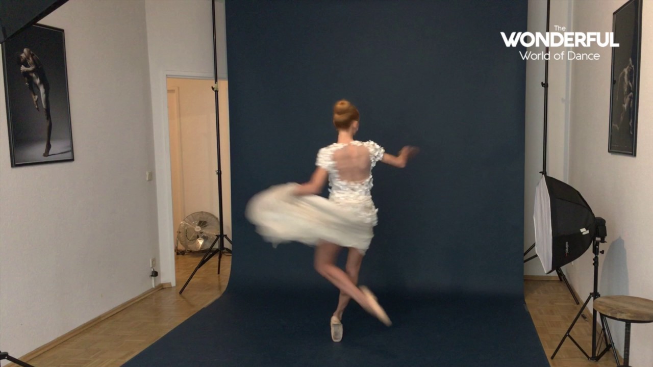 Iana Salenko photoshoot behind the scenes for The Wonderful World of Dance Magazine
