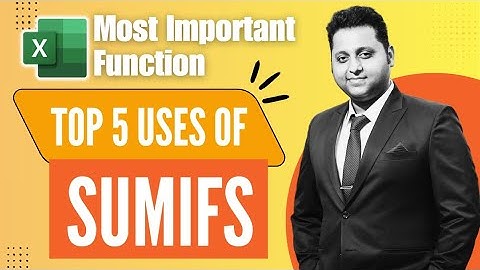 Top 5 Powerful SUMIFS Uses in Excel | Boost Your Data Analysis Skills Fast