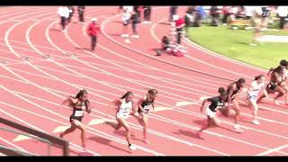 Stanford Invitational High School Girls 100 meter Finals 11.61