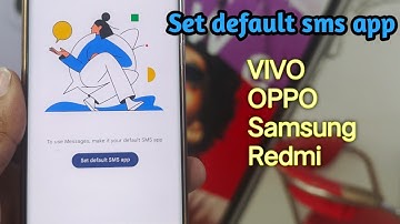 Set default sms app ko kaise thik kare