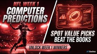 Information NFL Week 1 computer predictions - How to spot value picks Update