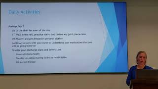 Joint Replacement Video 4: Daily Activities