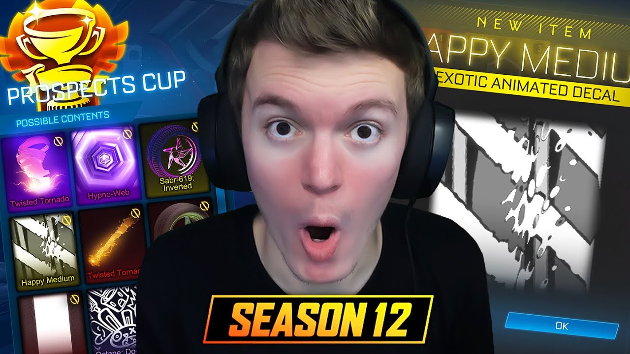 MY *FIRST* SEASON 12 TOURNAMENT REWARD OPENING IN ROCKET LEAGUE!