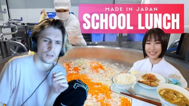 xQc Reacts to How School Lunches are Made In Japan