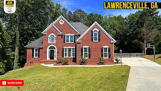 Tour this Executive Home Sale in Lawrenceville GA - BASEMENT, POOL & PRIMARY ON MAIN!