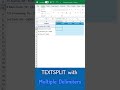 TEXTSPLIT function with Multiple Delimiters in #Excel