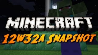Minecraft Snapshots - 12w32a - Command & Beacon Block, Zombie Villagers, & More!