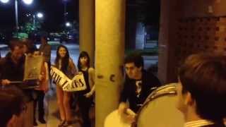 The Dixie Ticklers Street Band let go in a tunnel