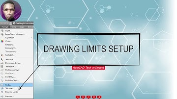 How to Setup AutoCAD drawing Area or Limits