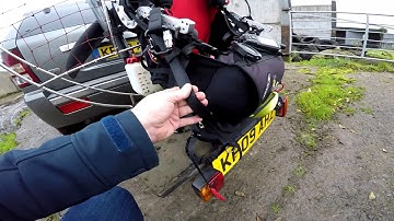 How to attach a front reserve to a pxp paramotor