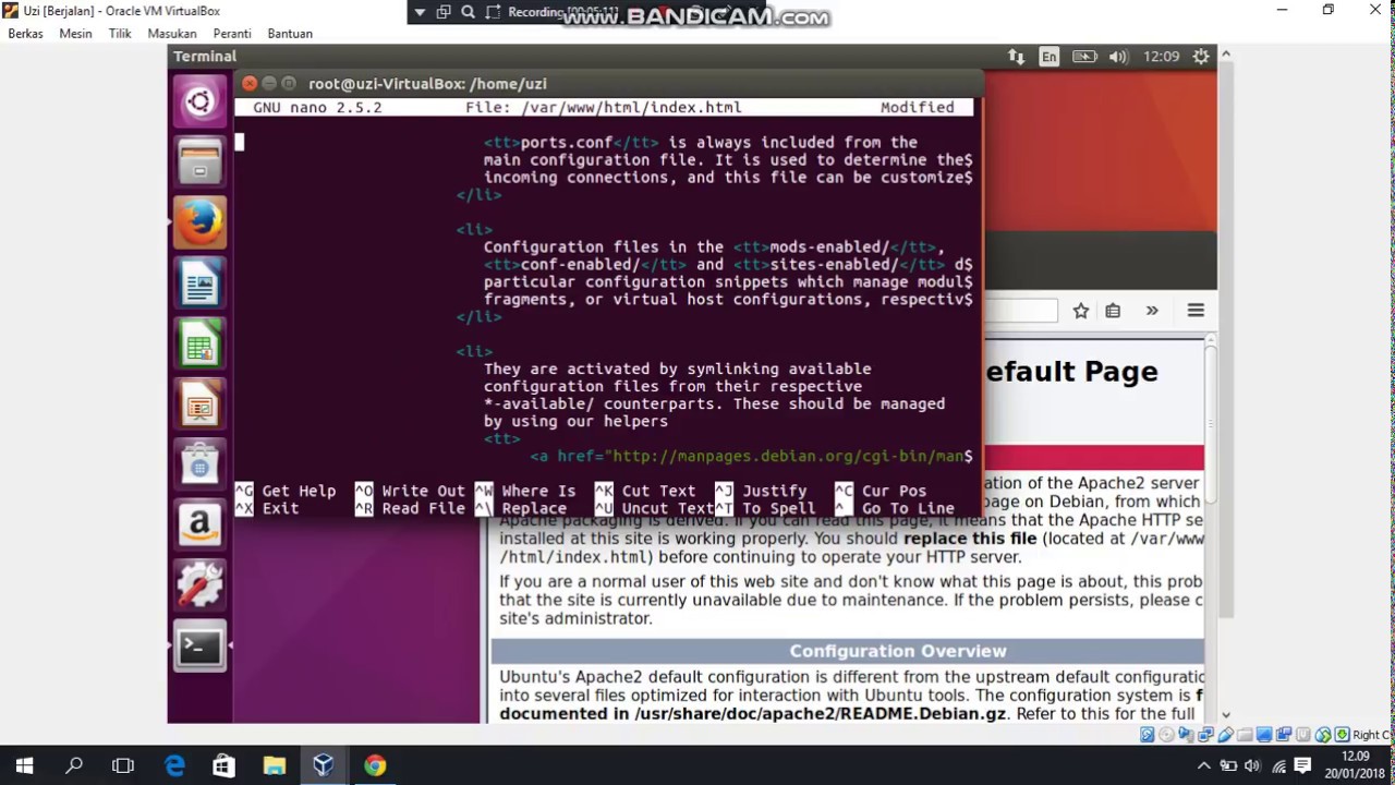 Cara Installasi Web Server di UBUNTU - YouTube