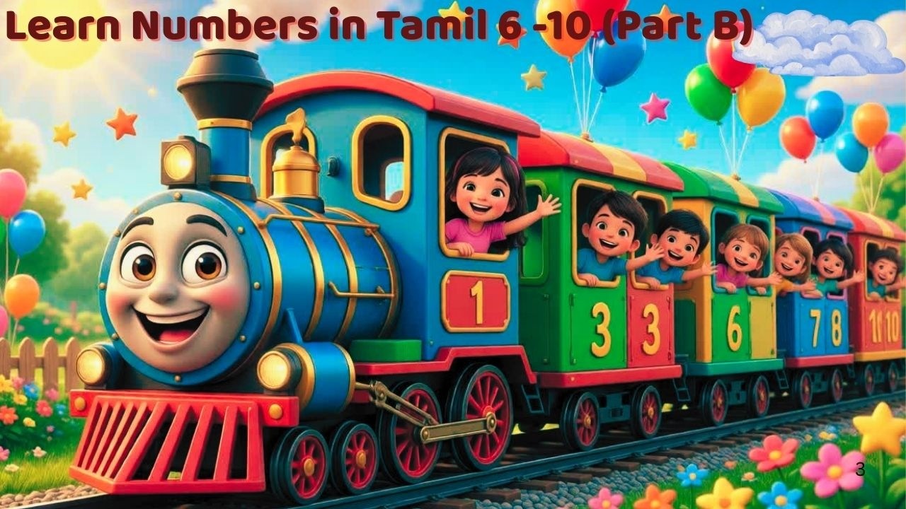 Learn Numbers in Tamil | 6 முதல் 10 வரை எண்கள் | Kids Animation Story - Part 2 | பகுதி 2