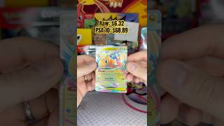 Mega Dragonite EX Worth a Like? 🐉 $6 Raw vs $69 PSA 10! #PokemonCards #WorthALike