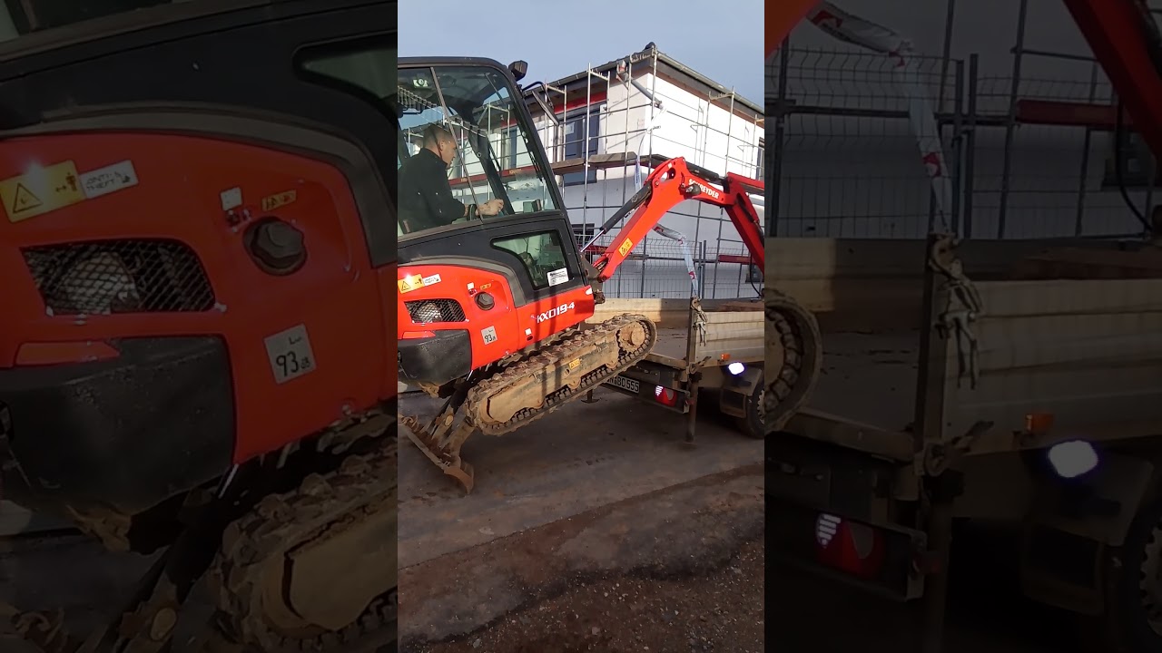 Bagger Aufladen schnell gemacht