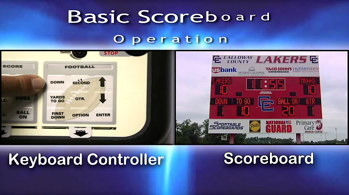 Basic Football Scoreboard Operation