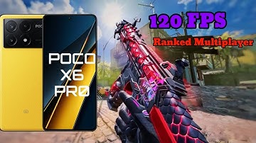 CODM ranked Performance Test on POCO X6 PRO