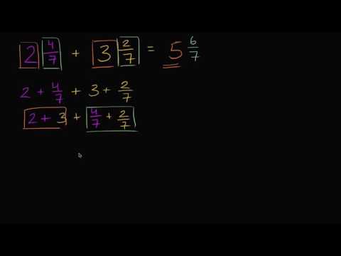 შერეული რიცხვების შეკრება: შესავალი