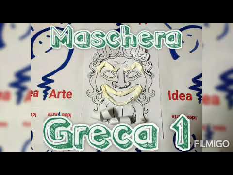 Maschera Greca 1 🎭🎭🎭🎭🎭 Tutorial interdisciplinare per bambini idee semplici e funzionali didattica