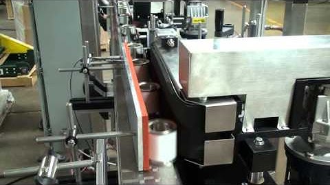 Clutch Brake Can Labeler | Hazardous Location Machine