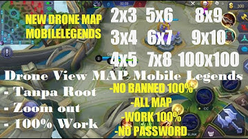 DRONE MAP 2021 MOBILE LEGENDS TERBARU HORIZONTAL WORK100% !! all maps