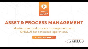 QMULUS Webinar Series, Part 4/5 - Data & Process Management