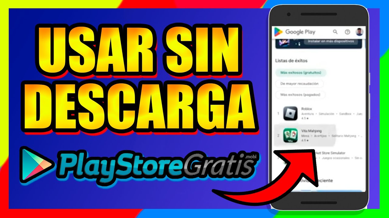 COMO USAR PLAY STORE SIN DESCARGAR - YouTube