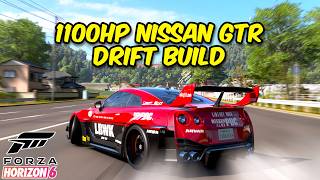 Liberty Walk Widebody Nissan GTR drift build in Forza Horizon 6