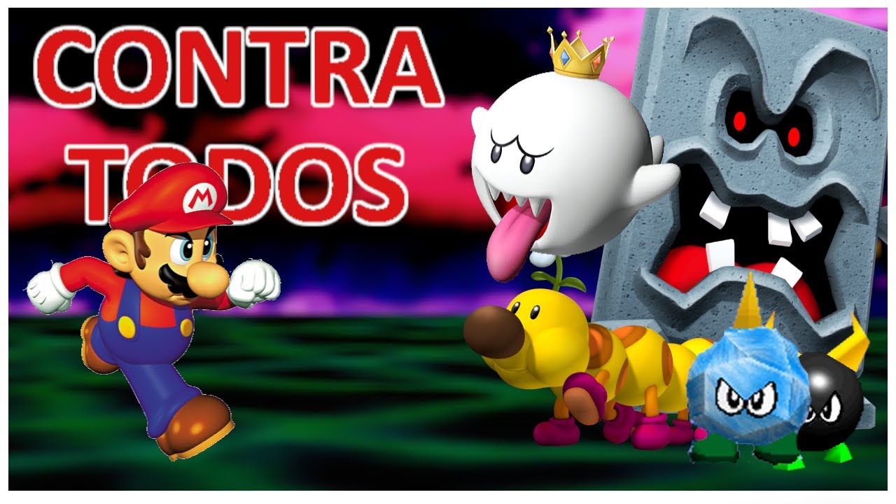 ¿Qué tan RAPIDO puedo VENCER a todos los jefes de Super Mario 64? YouTube