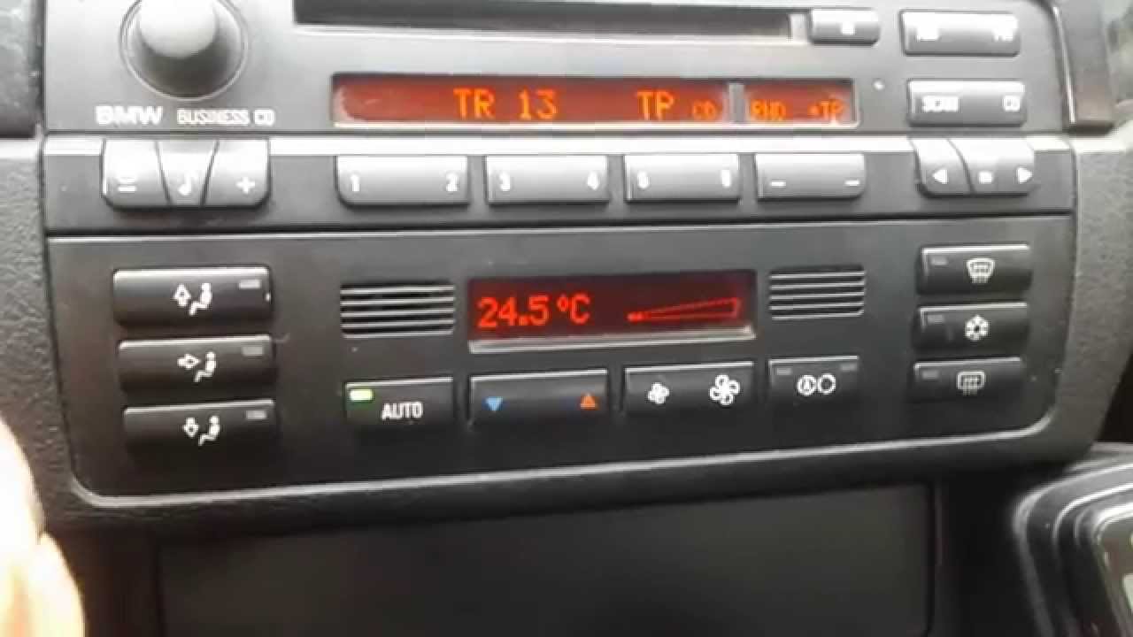 Klimatronic z AUC BMW e46 (AUTOMATIC AIR FLOW CONTROL) YouTube