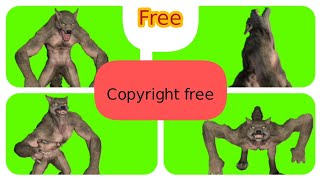 Wolf Green Screen Charactercopyright Freeanimation For Cartoongreen Screen Effect