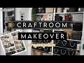 EXTREME CRAFTROOM MAKEOVER+ORGANIZATION DIY+HAUL+DECORATE WITH ME|GIAN ARGINEL