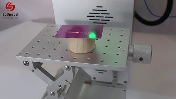 Hispeed Portable Fiber laser marking machine details video introduction