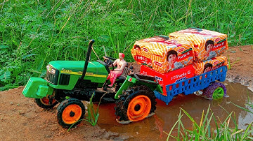 Diy tractor stuck in mud with parle.G mini science project #part5। Diy tractor।@Rahatkings