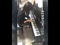 Sakinaさん(Piano, KeyBoard)と、みんなも一緒にセッションやって、盛り上がろう!へたっぴーなんか関係ない!(笑)セッションツリーというセッションできるアプリが面白い(*^^*)