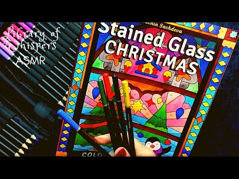 ASMR | Colouring by Numbers! - Christmas Pictures! Whispered Chat & Ramble
