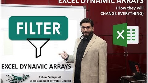Filter Function - Excel Dynamic Array