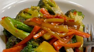 Broccoli sauted with Soy Sauce