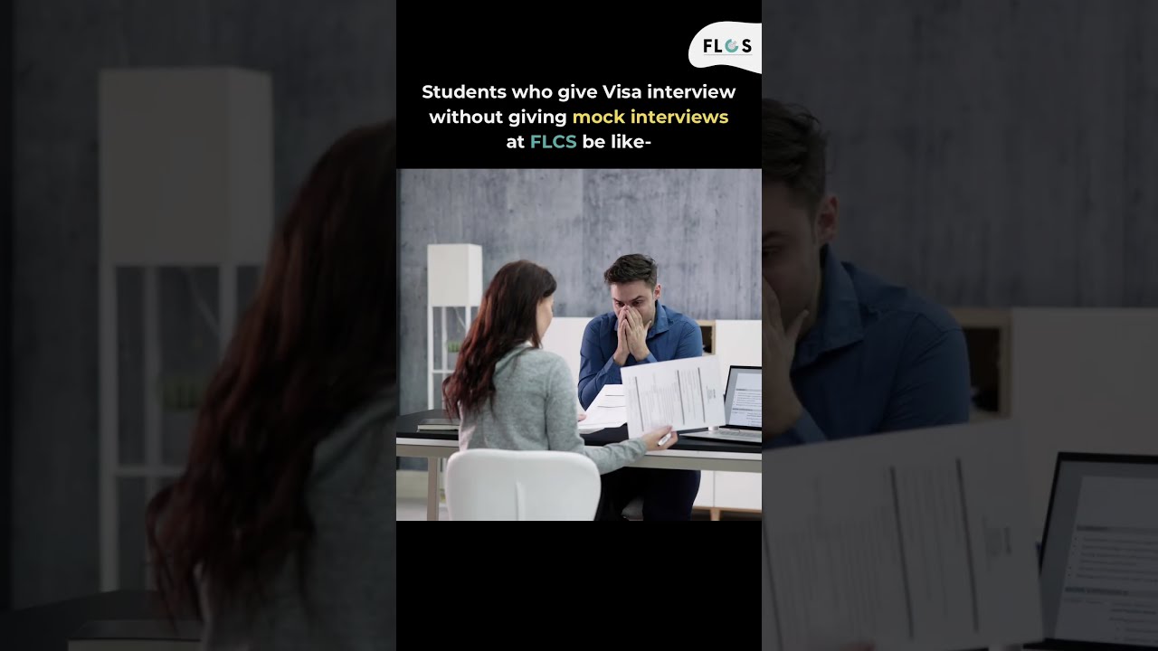 Students who give visa interviews without taking mock interviews at FLCS be like: