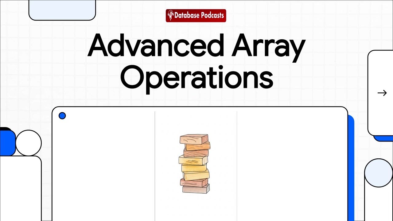 Episode 15 — Advanced Array Operations in MongoDB | @DatabasePodcasts ...