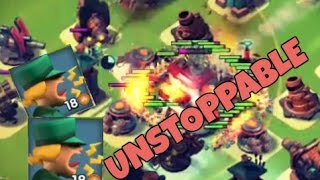WARRIORS +BATTLE ORDER | UNSTOPPABLE strategy (Boom Beach heroes gameplay)) screenshot 5